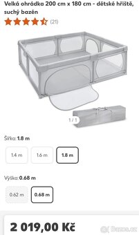 Prodám ohrádku pro děti/ dětské hřiště - 2