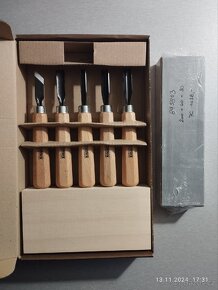 NAREX dláta START + brusný kámen / NOVÉ - 2