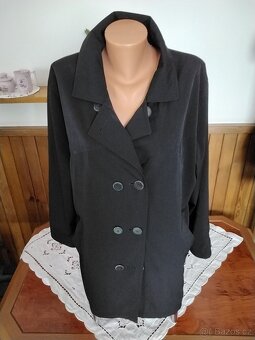 Černý 3/4 kabatek - 2