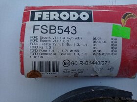 Brzdové čelisti ferodo FSB543 - 2