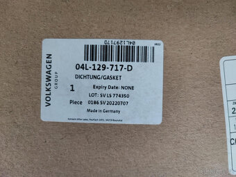 Těsnění sacího potrubí VW 1,6 / 2,0 TDI 04L129717D - 2
