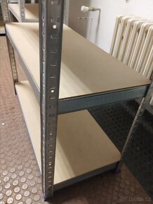 Regál kovový 90x90x40 zánovní - 2