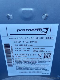 Plynový ohřívač Protherm Panda POG 19 E-B - 2