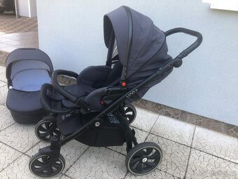 Kočárek Tutis 3v1 po jednom dítěti + bohaté příslušenství - 2