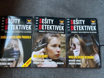 Sešity detektivek cena za vše - 2