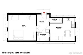 Pronájem bytu 2+kk, 60m2, zařízený, ul. Šumavská, Praha 2 - 2