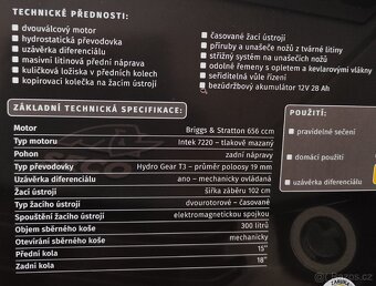 Prodám zahradní traktůrek Zn. SECO Challenger MJ model 2022, - 2
