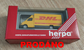 Prodám modely značky Herpa / dodávek DHL, T-Mobile a TNT - 2