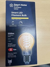 LIVARNO home Zigbee 3.0 Smart Home Filamentová LED žárovka - 2