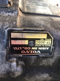 Automatická převodovka Volvo TF - 80SC na ND - 2