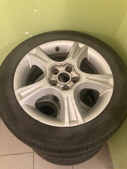ALU kola 5x100 6Jx15H2 ET43 na Letních pneu 195/55 R15 - 2