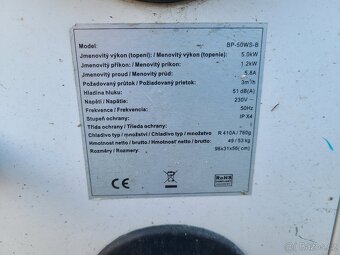 Azuro tepwlné bazénové čerpadlo 5kW - 2