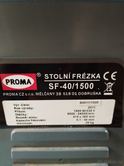 Hoblovka a stolní fréza na dřevo - 2