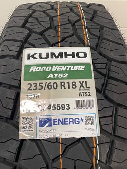 Kumho Road Venture AT52 235/60 R18 107H XL 4Ks celoroční - 2