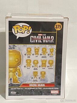 Funko Pop Iron Man (Marvel Studios 10 let) – Zlatá edice, č - 2