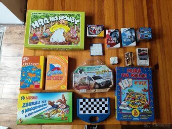 Deskovky, deskové hry, hlavolam, kvarteto, pexeso,aj. - 2