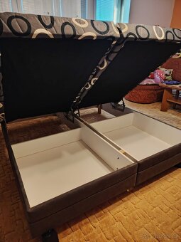 postel manželská - úložný prostor - 2