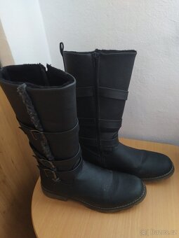 Zateplené dívčí kozačky - 2