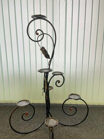 Kovové stojánky na kytky - ruční výroba - 2