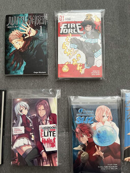 Prodám mix mang a light novelů - 2