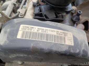 Prodám motor 1.4 55kW BKY Seat Ibiza - 2