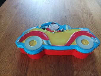 PLECHOVÁ ZNAČKOVÁ KRABIČKA OD BONBONU NODDY CAR FRANCIE - 2