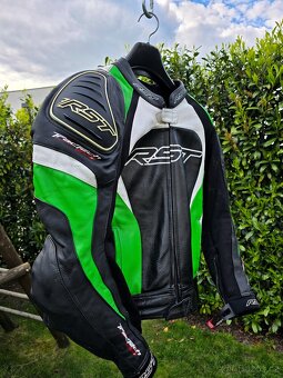 RST kožená bunda Tractech Evo, zeleno/černá vel. 52 - 2