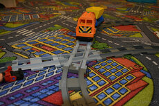 Duplo vlak, kolej - křížení kolejí - 2