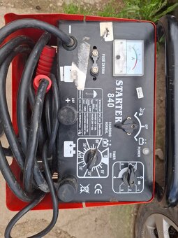 Usměrňovač, nabíječka auto se startérem pro baterie 12V 24V - 2
