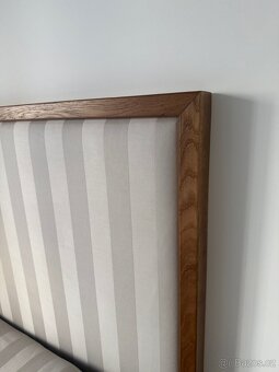 Kontinentální čalouněná postel Saffron, šíře 230cm - 2