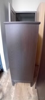 IDANÄS Komoda se 6 zásuvkami, tmavě hnědá, 84x135 cm - 2