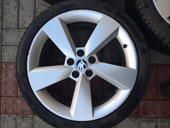 Prodám Alu kola 7Jx17H2 et 46 + celoroční pneu Continental - 2