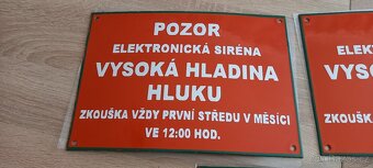 Smaltovaná cedule stará starožitná - 2