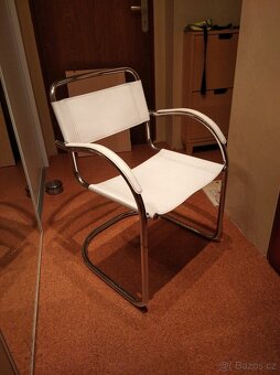 Chromované trubkové křeslo - 2