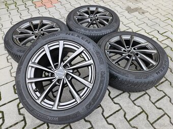 Alu kola Borbet 5x112 Zimní Nexen 215/55/17 - 2