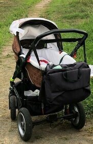 Hluboká korba - kočárek DorJan, barva hnědá - 2