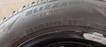Zimni pneu 185/65 R15 Bridgestone s disky - 2