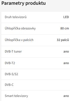 Prodám televizi Sony KDL-32WE615B - 2