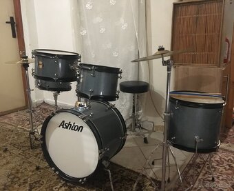 Dětská bicí sada Ashton Joey Drum Grey - 2