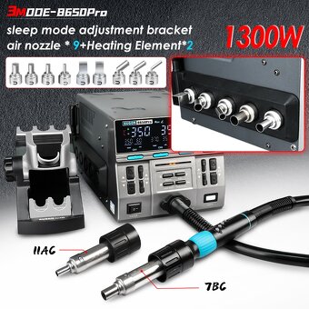 Horkovzdušná pájecí stanice SUGON 8650Pro - 2