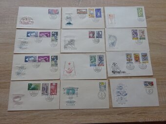 obálky prvního dne 1962 - 2