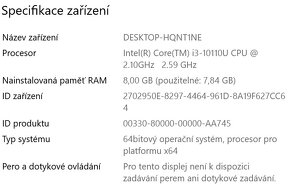 ▼HP ProBook 430 G7 - 13,3" / i3-10110U / 8GB / SSD / ZÁR▼ - 2