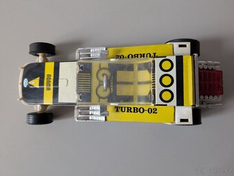 Závodní, plechové, autíčko Turbo - 02 - 2