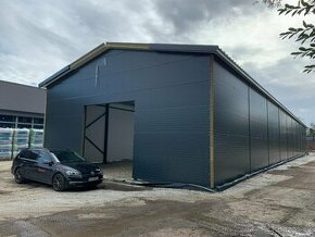 OCELOVÁ KONSTRUKCE HALY - MONTOVANÁ HALA 12x60x6m - 2