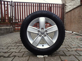 ZIMNÍ ORIGINÁL VW 15" 5x100 pneu 185/65R15 Continental - 2
