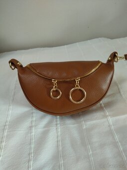 DÁMSKÁ KOŽENÁ KABELKA LUKA CROSSBODY KOŇAKOVÁ - 2