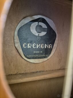 Klasická akustická kytara Cremona, Made in Czechoslovakia - 2