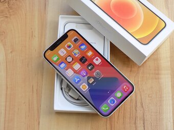 APPLE iPhone 12 mini 128GB White - ZÁRUKA-SUPER STAV - 2