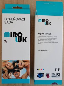 Doplňovací inkousty náplní HP 300BK a HP 300C značky Miroluk - 2