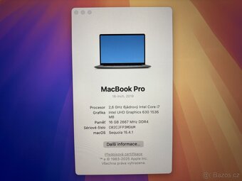 MacBook Pro 16" 2019 i7 / 16GB / 500GB / Pro 5300M - 2